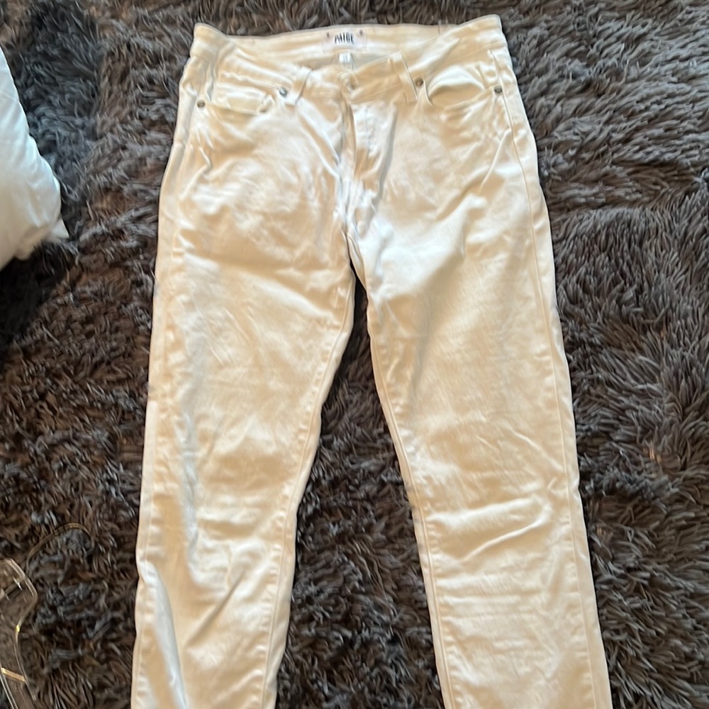 Paige white jeans size 28